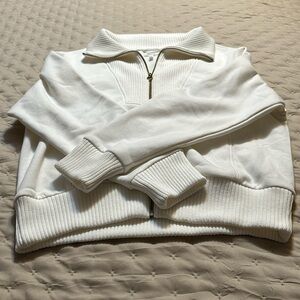 Fleece zip up cardigan